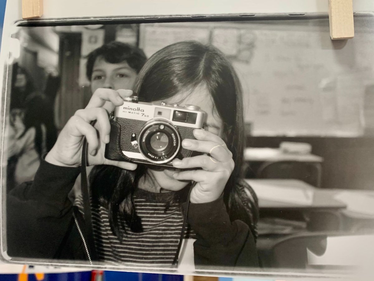 Lots of folks are learning about Corky Lee because he's the Google Doodle of the day. 

As it happens, a bunch of 4th graders in LA have been studying his work for the last few months and today put up an art installation inspired by the late photographer and activist.