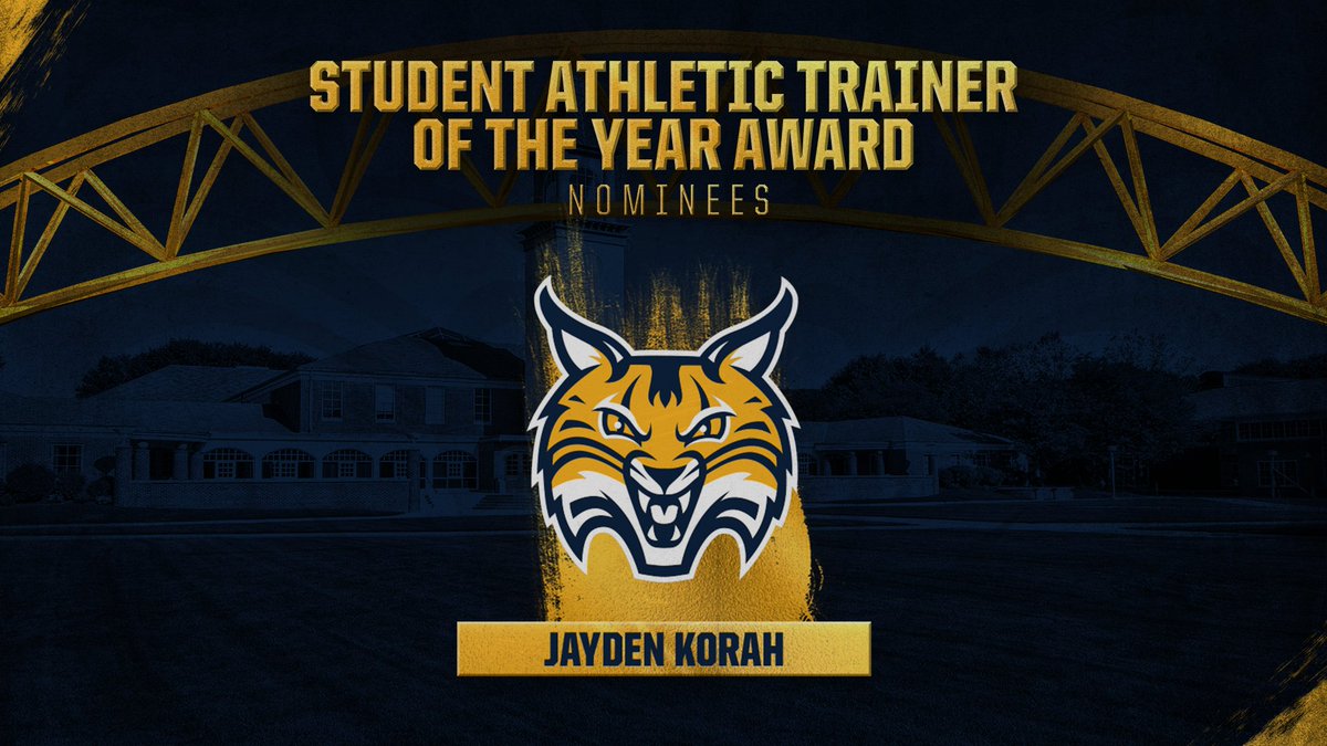Student AT of the Year
→ Jayden Korah

#BobcatNation x @QuinnipiacSAAC