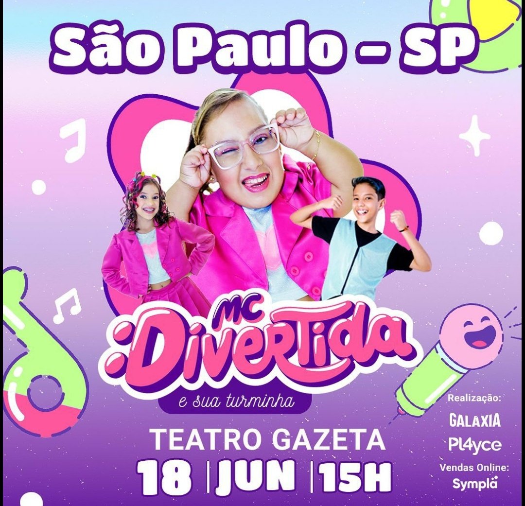 MC Divertida estreia o novo show MC Divertida e sua Turminha - Caderno Pop