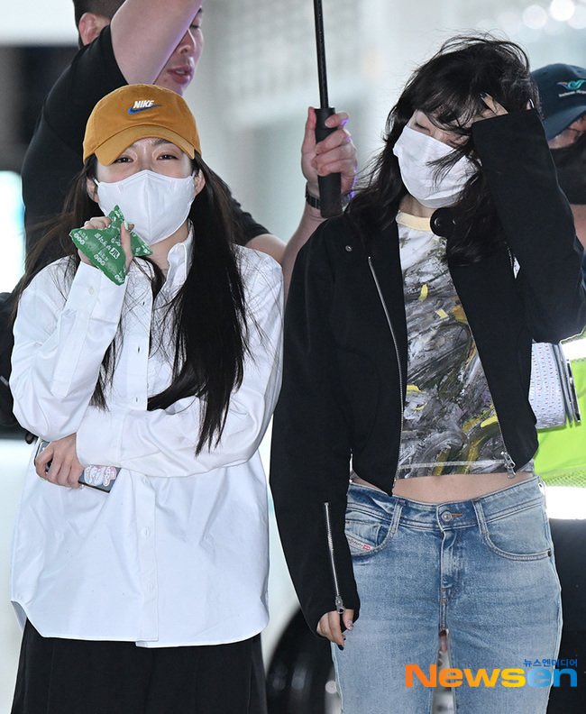 seulrenethinks's tweet image. seulrene airport today ❤️
