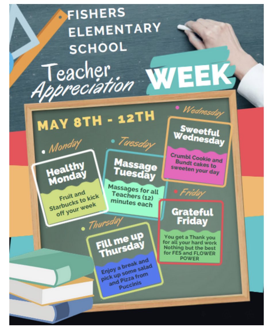 Fishers Elementary PTO (@fisherspto) on Twitter photo Just a sneak peek at how much we love 💕 FES for Teacher Appreciation Week! <a href="/FESTigersHSE/">Fishers Elementary School</a> <a href="/hsefoundation/">Hamilton Southeastern Education Foundation</a> <a href="/FesMcain/">FES PE</a> <a href="/o_cristie72/">Cristie Ondrejack</a> @Mrs_Schaefer1st <a href="/miss_larkins/">Miss Larkins</a> <a href="/MrsRenner1/">Jessie Renner</a> <a href="/dara_stucker/">Dara Stucker</a> <a href="/savinpeggy/">Peggy Savin</a> <a href="/Mrs_SJones3/">Stephanie Jones</a> <a href="/LaurenMainella/">Lauren Mainella</a> <a href="/susan_kenworthy/">Susan Kenworthy</a> <a href="/AshleyPogue9/">Ashley Pogue</a> <a href="/EduQUEcate/">Quentin Hunter 🍎📚</a> Just a sneak peek at how much we love 💕 FES for Teacher Appreciation Week! <a href="/FESTigersHSE/">Fishers Elementary School</a> <a href="/hsefoundation/">Hamilton Southeastern Education Foundation</a> <a href="/FesMcain/">FES PE</a> <a href="/o_cristie72/">Cristie Ondrejack</a> @Mrs_Schaefer1st <a href="/miss_larkins/">Miss Larkins</a> <a href="/MrsRenner1/">Jessie Renner</a> <a href="/dara_stucker/">Dara Stucker</a> <a href="/savinpeggy/">Peggy Savin</a> <a href="/Mrs_SJones3/">Stephanie Jones</a> <a href="/LaurenMainella/">Lauren Mainella</a> <a href="/susan_kenworthy/">Susan Kenworthy</a> <a href="/AshleyPogue9/">Ashley Pogue</a> <a href="/EduQUEcate/">Quentin Hunter 🍎📚</a>