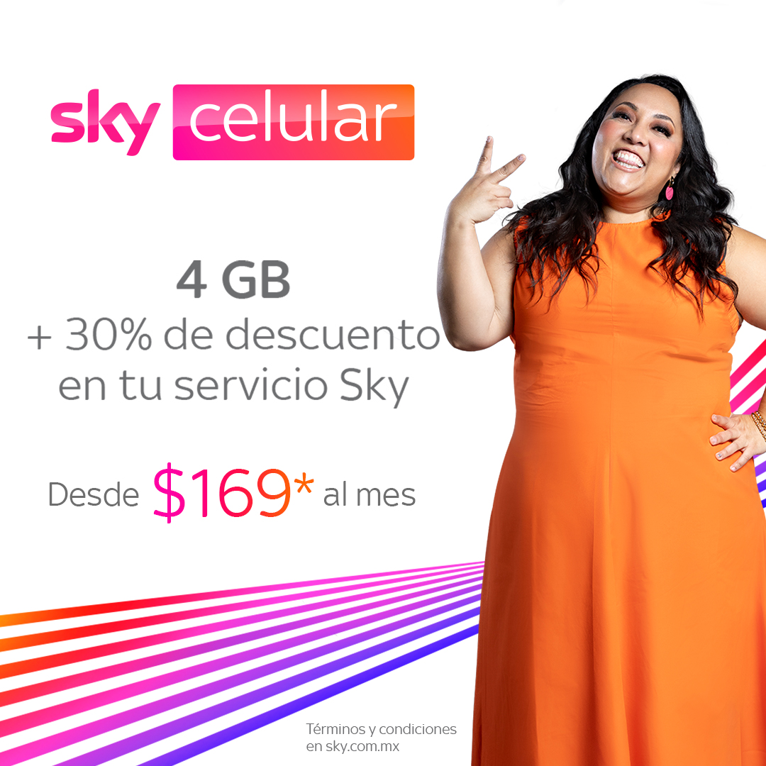 BoxAzteca7's tweet photo. ¿Te gusta ver los mejores memes y navegar por redes sociales? ¿A quién no? #SkyCelular definitivamente es para ti. Conoce el nuevo servicio de telefonía #SkyCelular y disfruta de 4GB, hasta 30% de descuento en tu programación, redes sociales sin límites y más. #BienvenidoLoNuevo https://t.co/Xf3inmHz2H