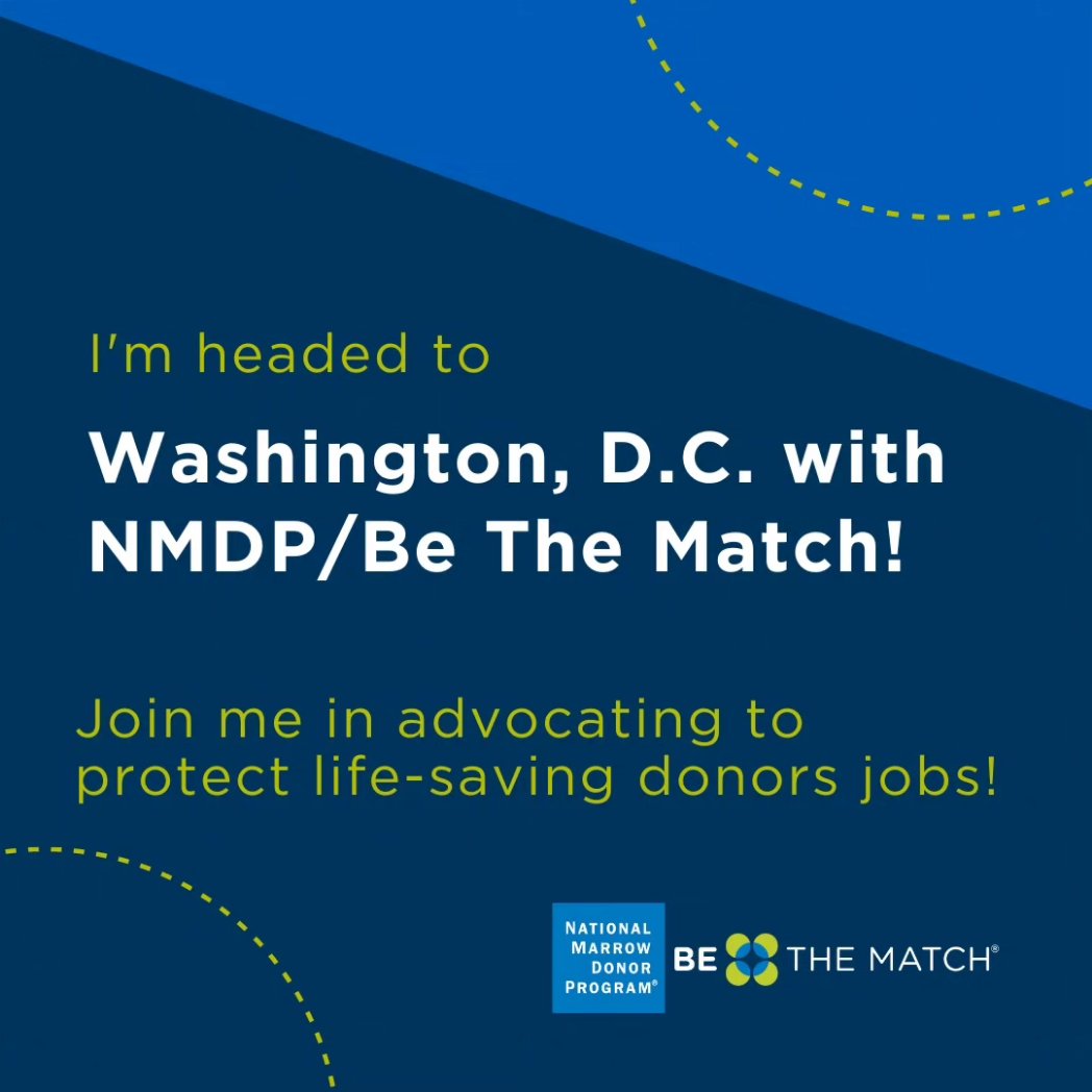 Prepping to fly to DC tomorrow to join @BTMPublicPolicy in D.C. as we ask Congress to support donor job protection legislation to help save the lives of patients with blood cancers and blood diseases. I'll post about our efforts over the next few days! #ProtectDonorJobs