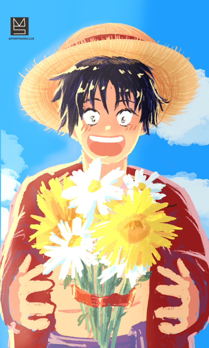 ManyaaSaluja's tweet photo. Happy birthday luffy!!! 

Monkey d luffy #animelove #onepiece https://t.co/skOg2vaTp1
