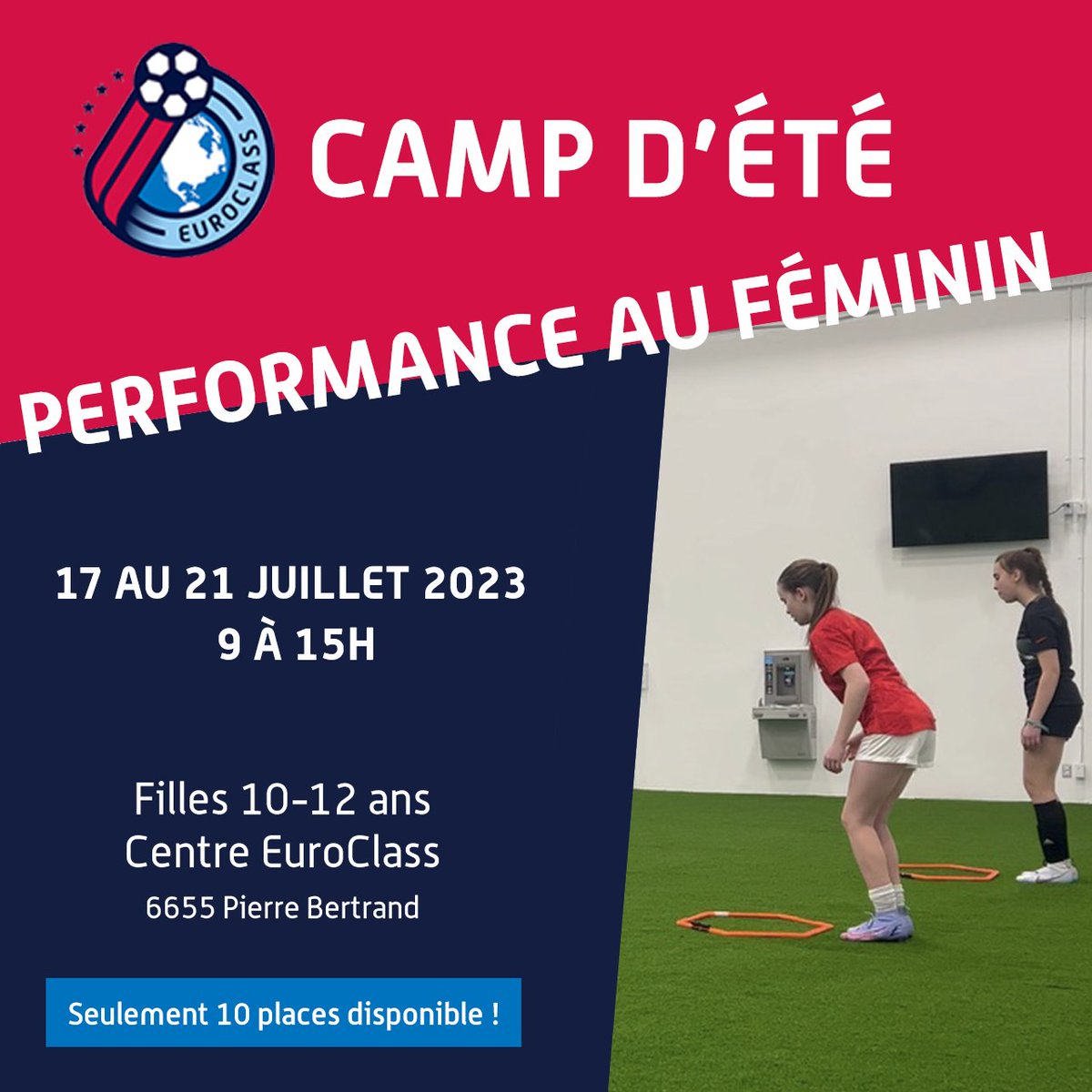 EuroClassSoccer's tweet photo. ☀CAMPS D'ÉTÉ EUROCLASS⚽️

6 semaines de camps offert, vérifiez la vôtre 🗓
Places limitées

📍 : centre d'entrainement EuroClass
🔗 Réservez votre place : https://t.co/E9d6nrdiHr https://t.co/AHKv0bX4tB
