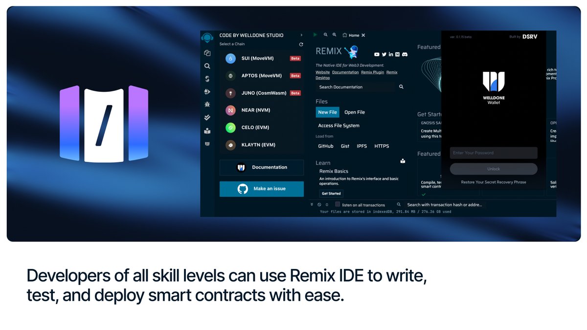 Remix IDE by @dsrvlabs is a dev environment that enables developers to write, test, and deploy smart contracts with ease. 

🧑‍💻It's tailored to help developers understand Sui’s object-centric data model.

Check them out in the Sui Directory: sui.directory

#BuildOnSui