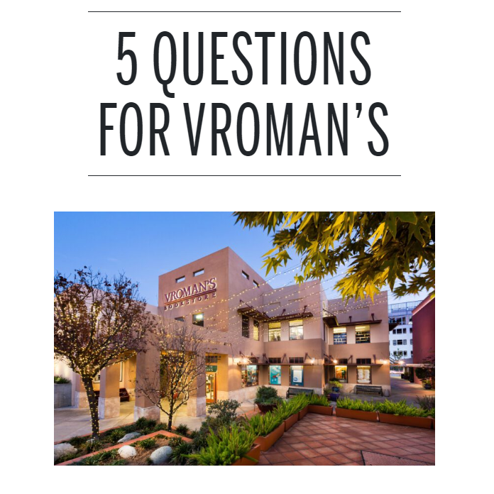 vromans's tweet photo. Vroman's very own bookseller, Guy Lopez, answers some fun bookish questions about the store with @zyzzyvamag! Find out where the coziest spot for reading is here: https://t.co/NzXgV7ghbq
#bookstore #bookrecommendations #bookishquestions https://t.co/RZarXykDUI