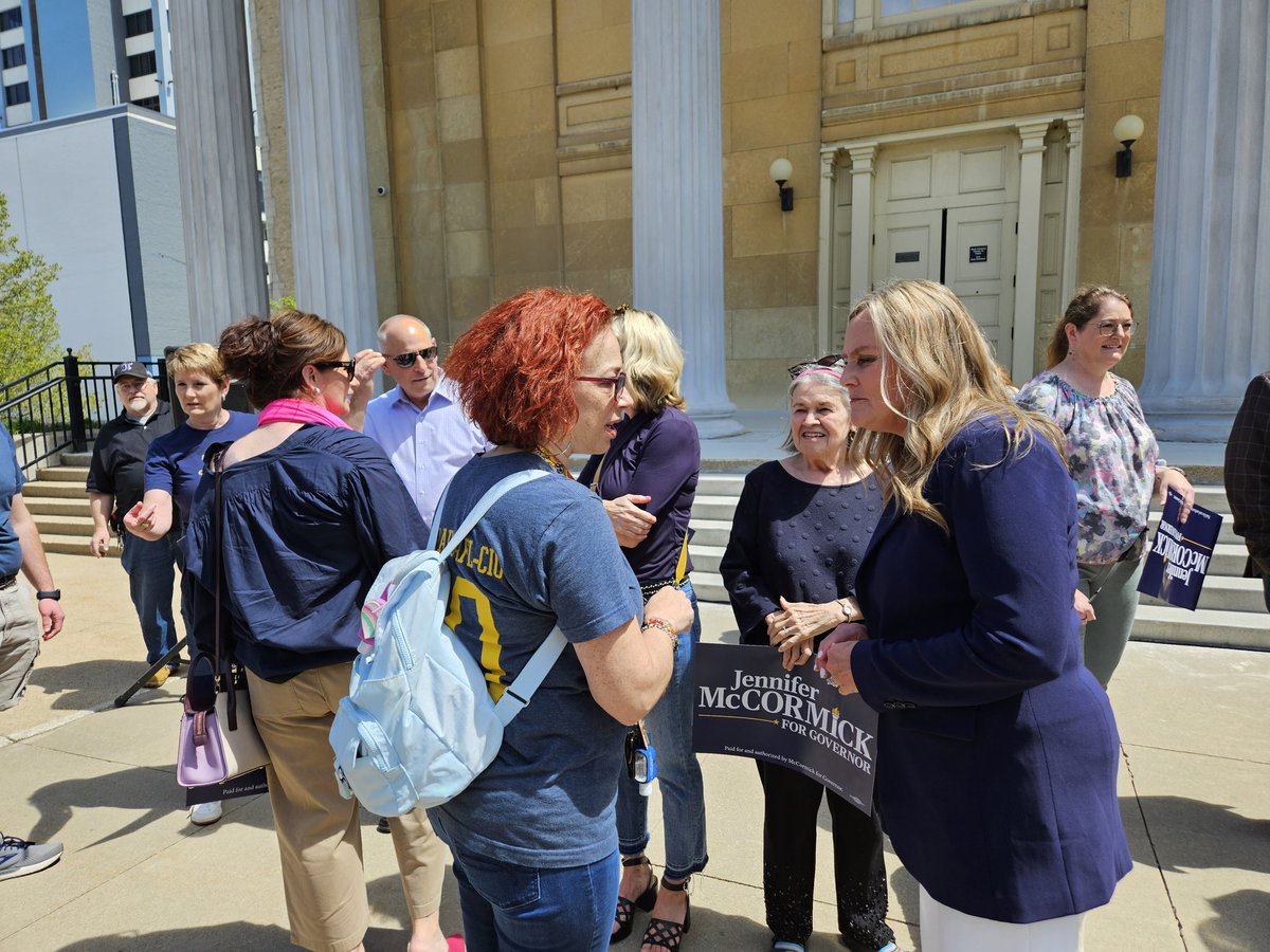 Today we welcomed <a href="/mccormickforgov/">Jennifer McCormick</a> to South Bend.