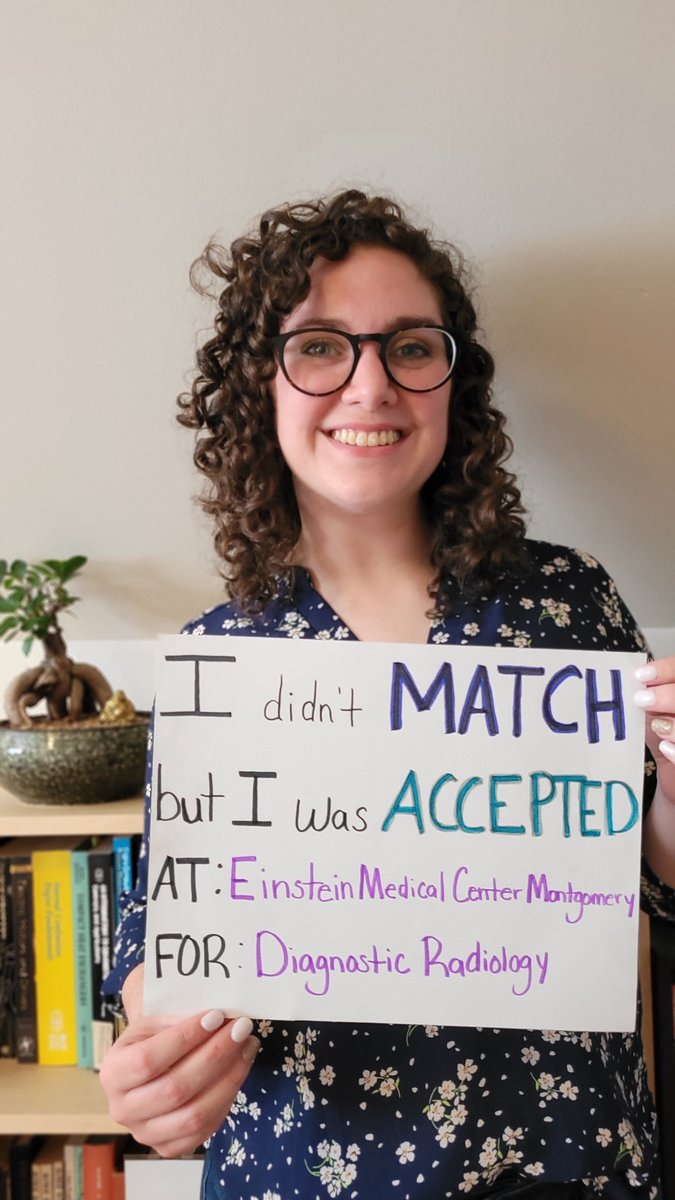 ✨Excited to announce that I'm gonna be a radiologist!✨

🥳 🩻🥳🩻🥳🩻🥳

So very thankful for the people at EMCM who heard my story and believed in me! I'm thrilled to be joining them this July! 🤩

#unmatchedMD #Match2023
#scramble2023
#futureradres #radres
#MedTwitter