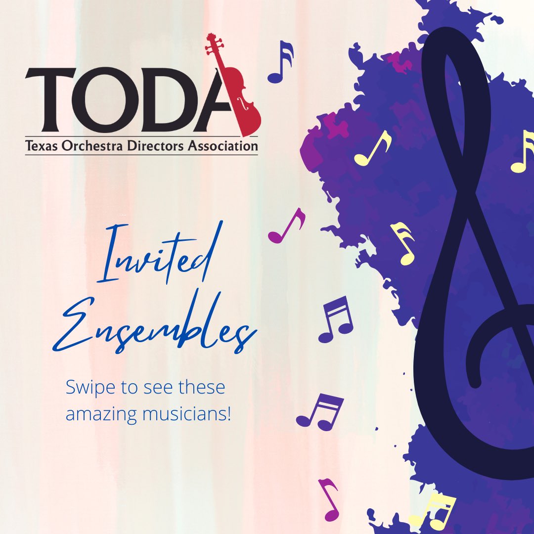 TODAstring's tweet photo. The Vanguard Beethoven Orchestra Double Bass Ensemble (Cristina Amorim, director), and the Daggett Montessori Chamber Orchestra (Tony Regalado, director) have been selected to perform at the  2023 Texas Orchestra Directors Association Summer Convention! https://t.co/giE2YQly2q
