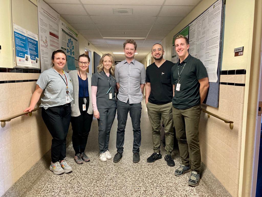 Great end to the first of hopefully many POCUS rotations for our IM and GIM programs. Great crew.