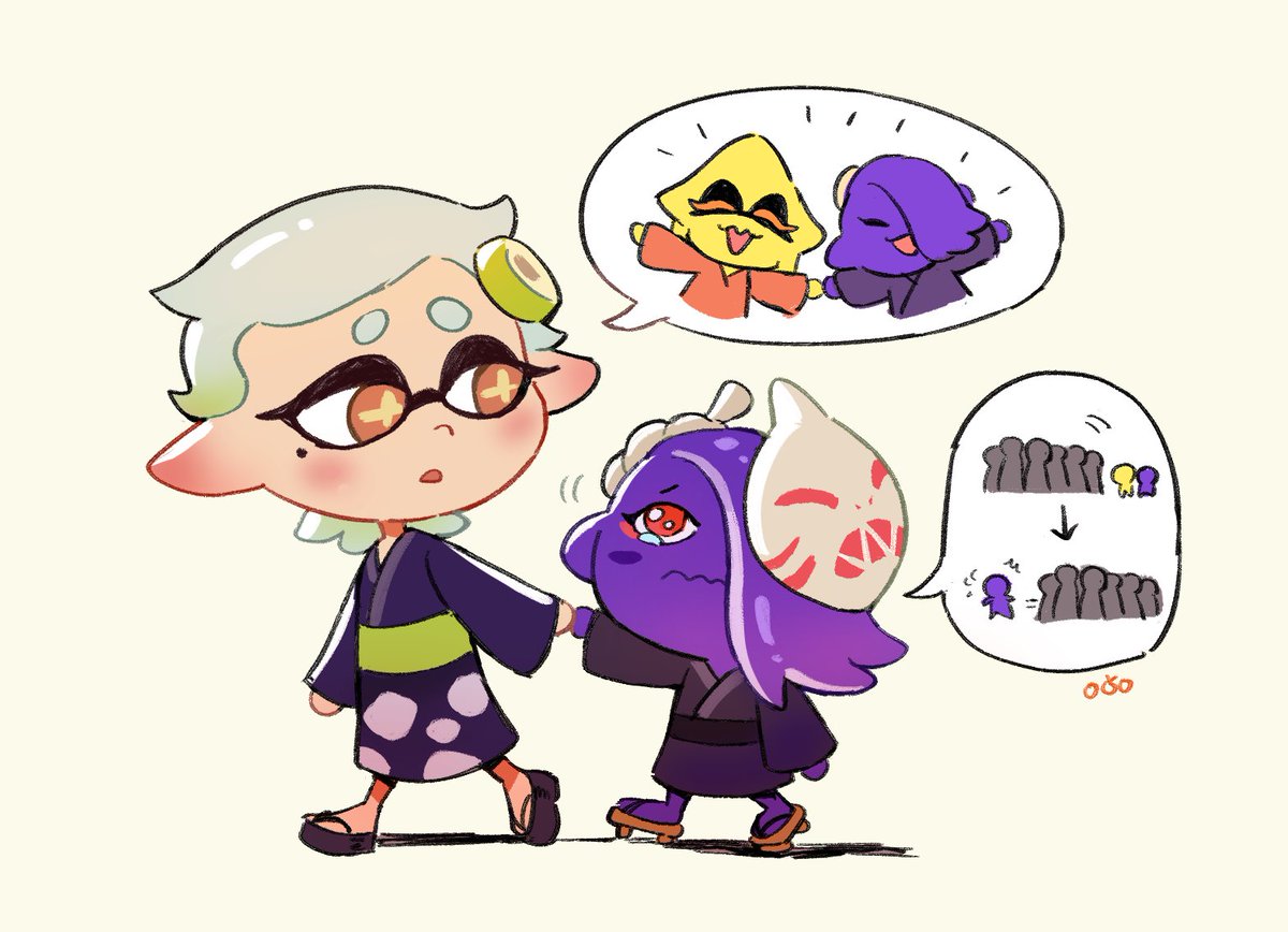 RT @orangeocto2432: lost child in summer festival 
#Splatoon #mariver https://t.co/AoqlBezv4d