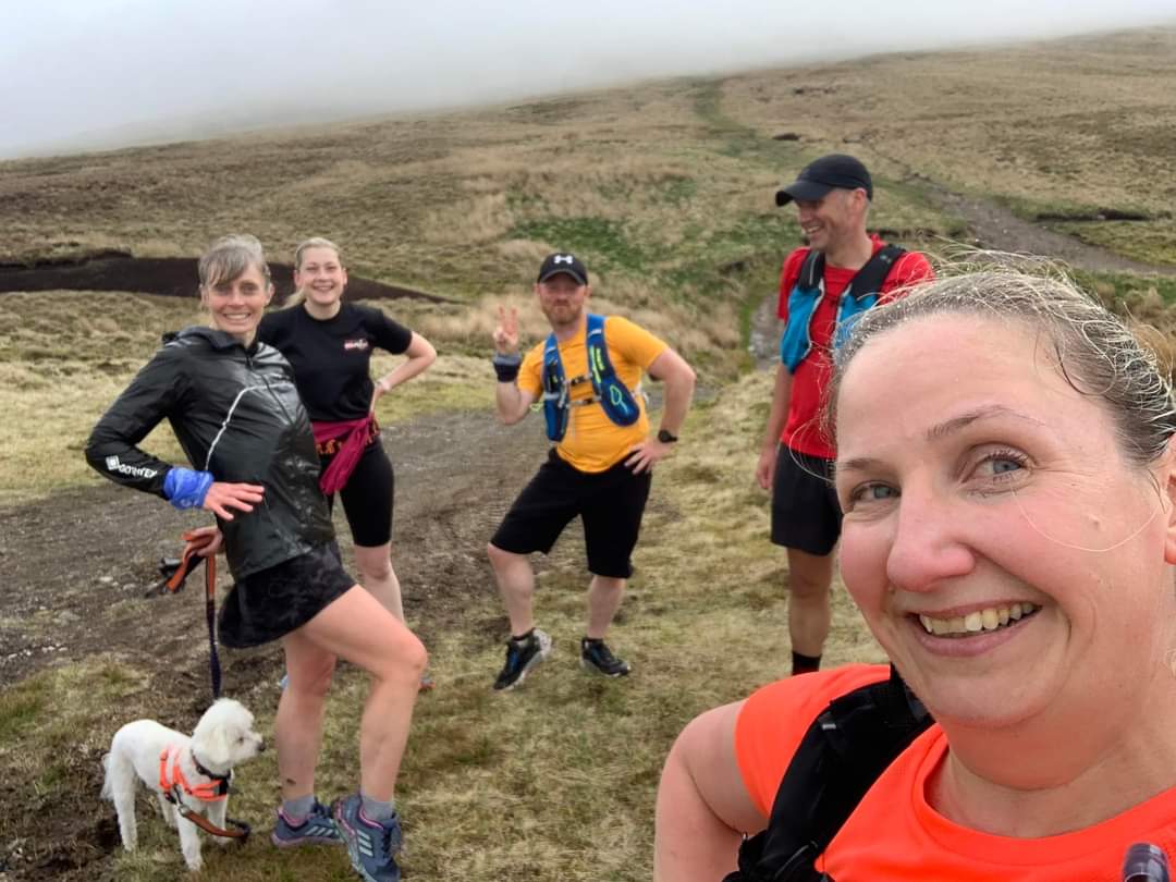 Gavin_Duff's tweet photo. Friday social Fun run ⛰️ no better way to start the weekend  8.5 miles hill run @5teveArcher @WeeCountyHarr #fridayfunrun #hills #mist #scottishrunning #montheweecounty #thenebit #benever #Benbuck #smileoryourdoingitwrong https://t.co/Fudruw9M7N