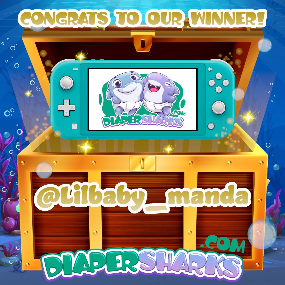 🥳🥳 𝘾𝙤𝙣𝙜𝙧𝙖𝙩𝙪𝙡𝙖𝙩𝙞𝙤𝙣𝙨 𝙩𝙤 𝙤𝙪𝙧 𝙣𝙚𝙭𝙩 𝘽𝙄𝙂 𝙒𝙄𝙉𝙉𝙀𝙍! 🥳🥳

@Lilbaby_manda

A Nintendo Switch Lite is coming your way!!! 🥳🎉

Thanks to everyone who participated! More fun coming soon! 🦈❤️

#ABDL #ABDLDiapers #AdultBabyDiapers #AdultDiapers