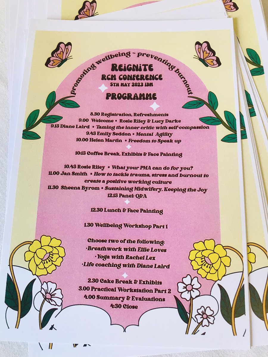 CroucherHeidi's tweet photo. @scahconf Ha…… I have only just seen this. Today I have been co running a local conference  ‘Reignite’ for lovely Midwives for International Day of Midwives 🥰 https://t.co/tkYqj8vin9