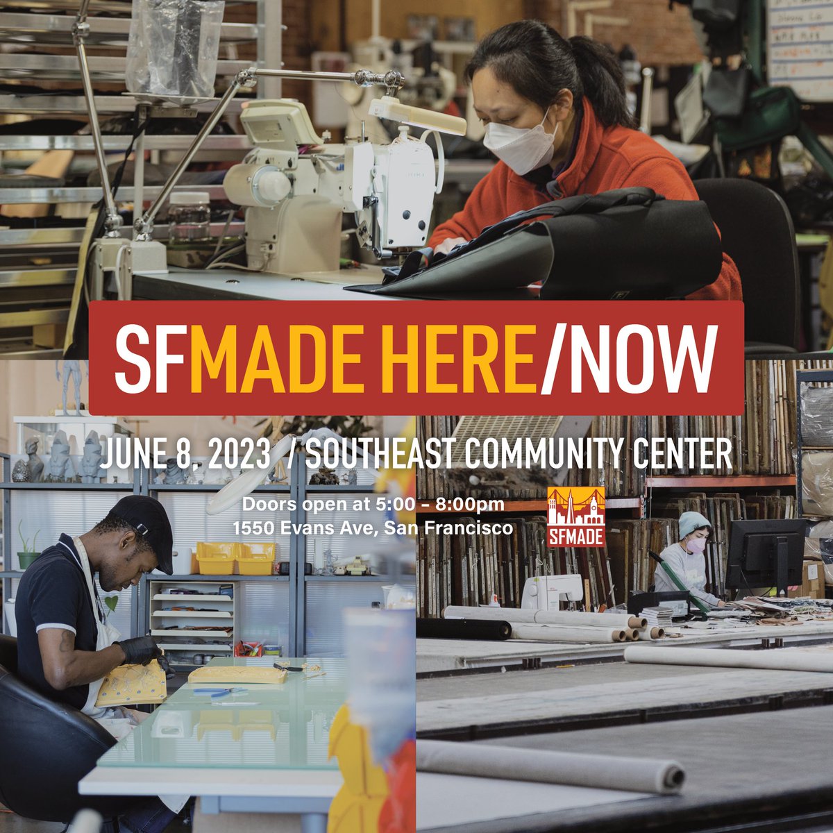 sfmade's tweet image. ✨Nominate a local manufacturer for the 2023 Manufacturer of the Year Award! ✨
docs.google.com/forms/d/e/1FAI…

**Please submit your nomination before Monday, May 15th!**

Winner will be announced at the SFMade Hear/Now event on May 8th!

#sf #SanFrancisco