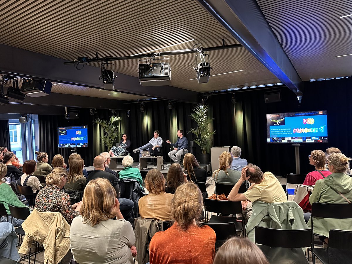 Fijne gespreksavond rond depressie met @ernst_koster en @angingopzoek in @bibdekrook.