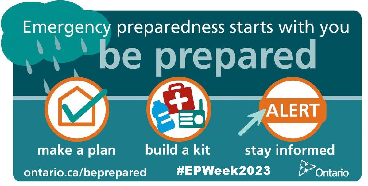 At the Council meeting of May 1, 2023, Mayor Gauri Shankar proclaimed the week of May 7-13, 2023, as Emergency Preparedness Week in the Town of Prescott.
Everyone has a role to play in an emergency. Be prepared and know your risks! More info: bit.ly/3nxE6ZI #EPWeek2023