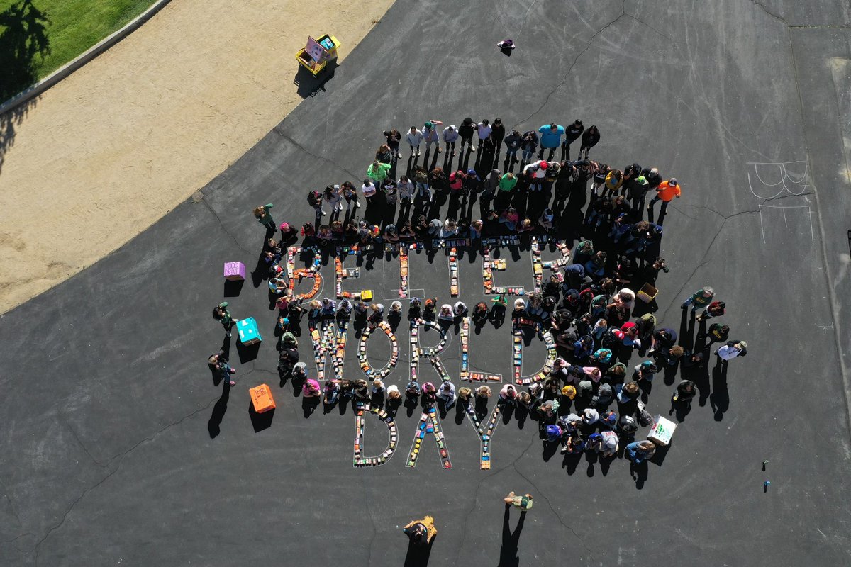 #BetterWorldDay at Big Pine! Successful Food Drive to support two local food pantries! <a href="/ELeducation/">EL Education</a> #WeAreCrew