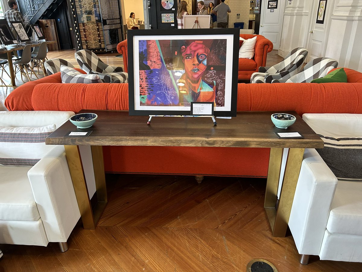 Come on by!  Stop #16 on tonight’s #FirstFriday Art loop.  Head to <a href="/alignspace/">alignspace</a> in <a href="/downtownwcpa/">DowntownWestChester</a> to see some amazing artwork created by our #wcasd students.