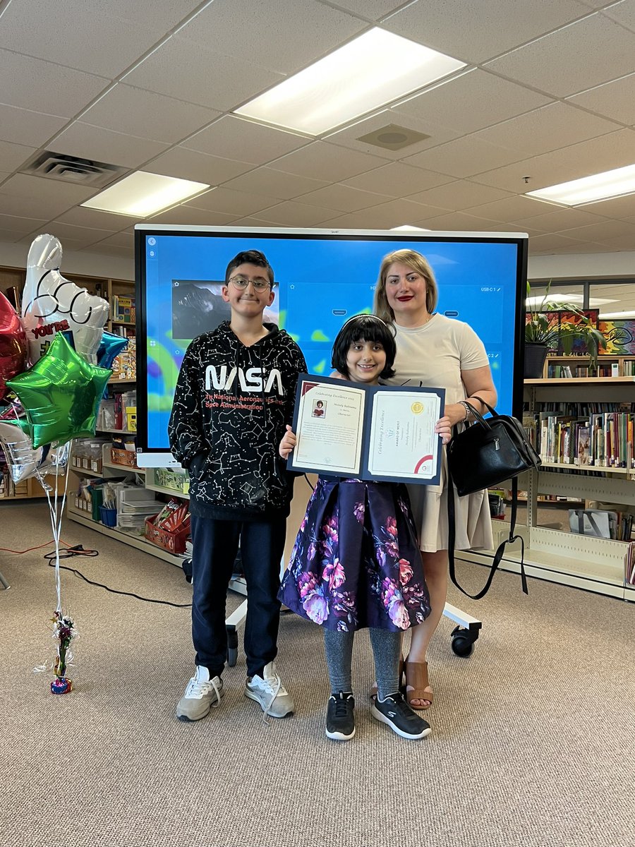 resource2323's tweet photo. We are so proud of our sweet little Melody who was awarded the Celebrating Excellence Award for Character. She is a true inspiration!! @StTheresaOCSB @OCSBSpecEd https://t.co/pGt8kNd4oG