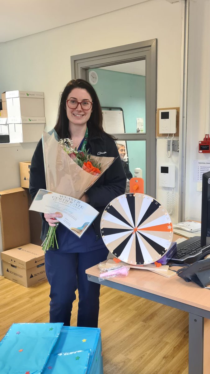 <a href="/LucyK1n5/">Lucy</a> got to spin the wheel today for all of her hard work and support whilst on Weaver over the last few months! Enjoy your mystery prize 😜 <a href="/GemmaNewton17/">Gemma Newton</a>