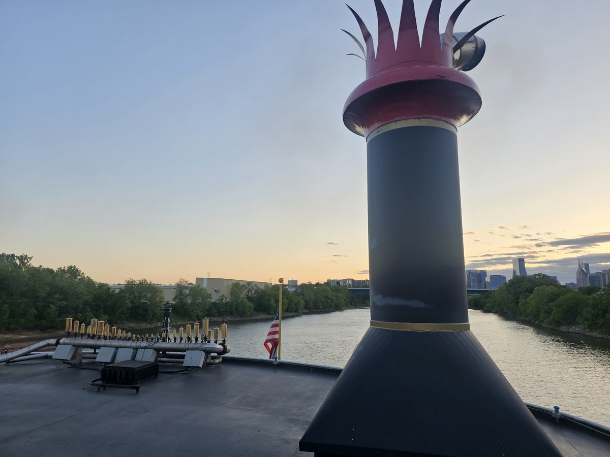 lifeengineerco's tweet image. Isn&apos;t this fun? We had a great time aboard the General Jackson Showboat on the Cumberland River. Rusty Lindquist, CEO and Sara Hurd, COO, getting ready to board! #Nashville #WFSVision23 #lifeengineering @General_Jackson