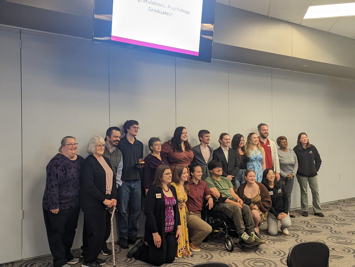 UIndyCEBS's tweet photo. Congrats to our Department of Psychological Sciences BS and MS graduates! Your contributions to psychology research and commitment to the field have been exceptional. Enjoy commencement this weekend 🎓 #UIndy #Psychology https://t.co/95RqP8oVFY
