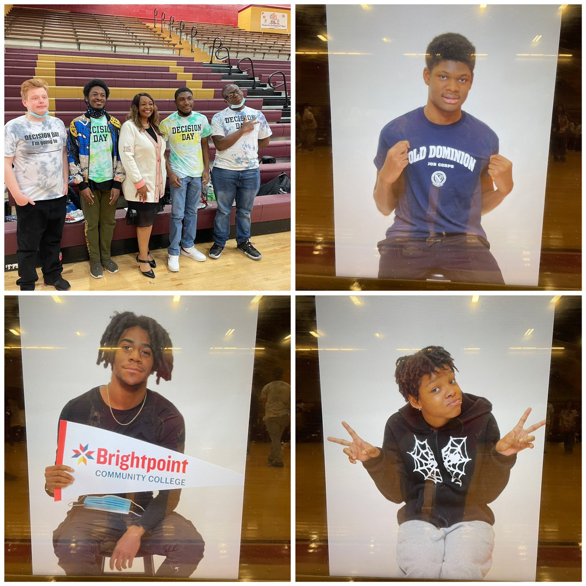 Senior decision day 2023. Congratulations to the class of 2023. #DecisionDay2023 #CrimsonWave❤️💛