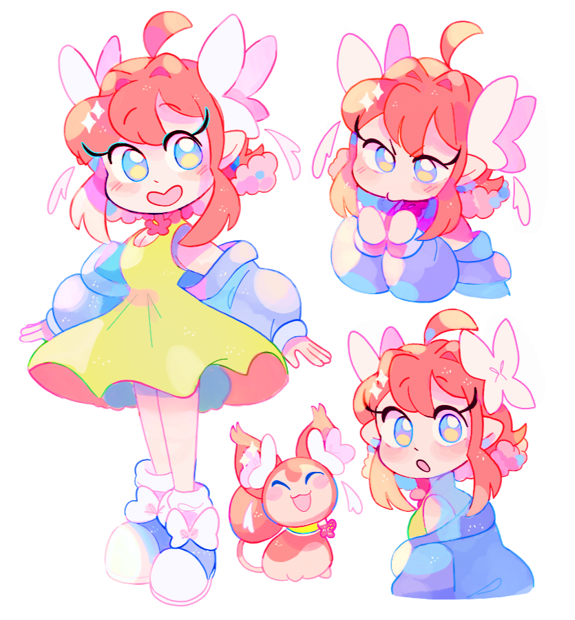 sleepy_cheeky's tweet photo. Little fanart for @ActuallyRea 's sona because I'm actually obsessed with the colors and design ;-; https://t.co/TTlHJ72Uzy