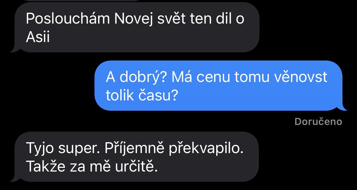 JohnyMachette's tweet photo. Co já bych bez kamarádů dělal? Nevim. Tady @dr_karolina98 poslouchá všechny podcasty, abych já nemusel. Pak mi dělá výběr dobrých dílů a je to k nezaplacení. 

Dnešní doporučení na víkend sdílím s vámi. Poděkovat Káje můžete později 😅🤝

Link: https://t.co/984q9pwdpb https://t.co/JIo5pd8txL