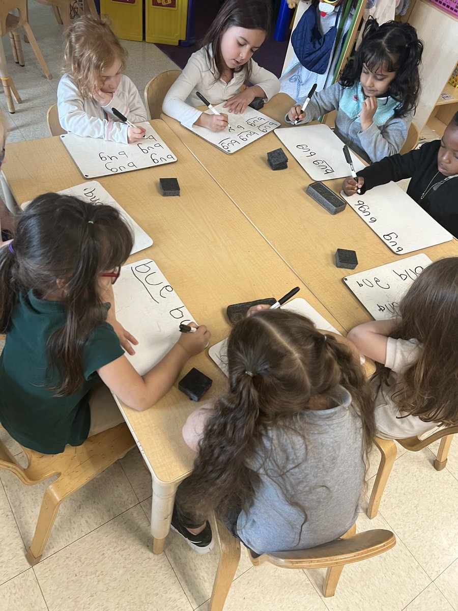 Great job swatting and writing numbers 1-20 during math &amp; writing cvc words during Graphics Practice 🤗