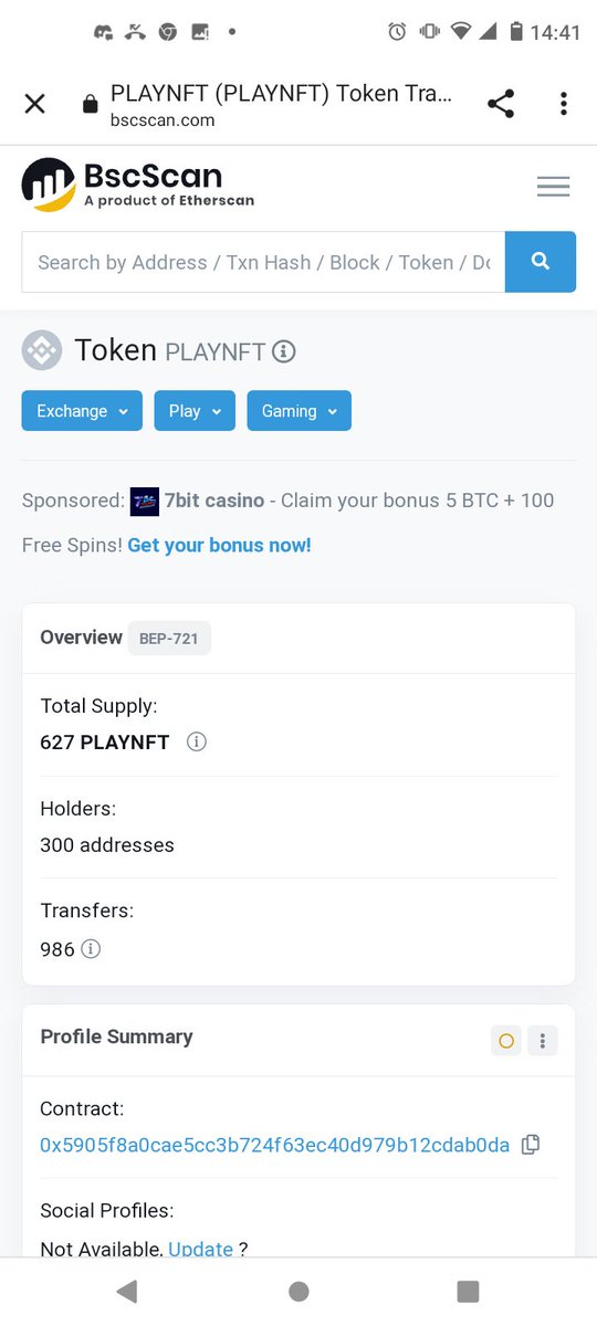 Spiralkut's tweet image. Wow wow wee wow $Play has just hit 300 Players!!! The accomplishments just keep rolling in for $Xcad. Lets fkn push for 1000 Mints by end of next week #Nerdarmy!!!! #Watch2Earn #youtube #BNBChainNFTs