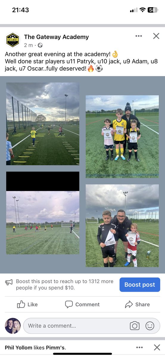 TheGatewayAcademy (@thegatewayacad3) on Twitter photo Another great evening at the academy!👌 
Well done star players u11 Patryk, u10 jack, u9 Adam, u8 jack, u7 Oscar..fully deserved!🔥⚽️ Another great evening at the academy!👌 
Well done star players u11 Patryk, u10 jack, u9 Adam, u8 jack, u7 Oscar..fully deserved!🔥⚽️