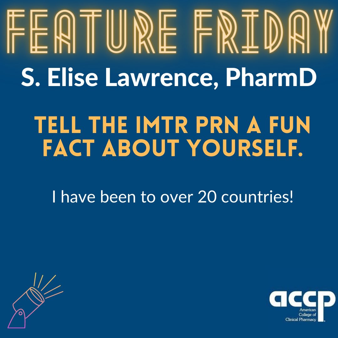 #FeatureFriday S. Elise Lawrence is a PGY2 in SOT at UCHealth University of Colorado Hospital. Check out her podcast on reviewing 3-year f/up data on outcomes from monthly to every 2-month belatacept therapy in low risk kidney transplant recipients on the mTOR You Know podcast🌟