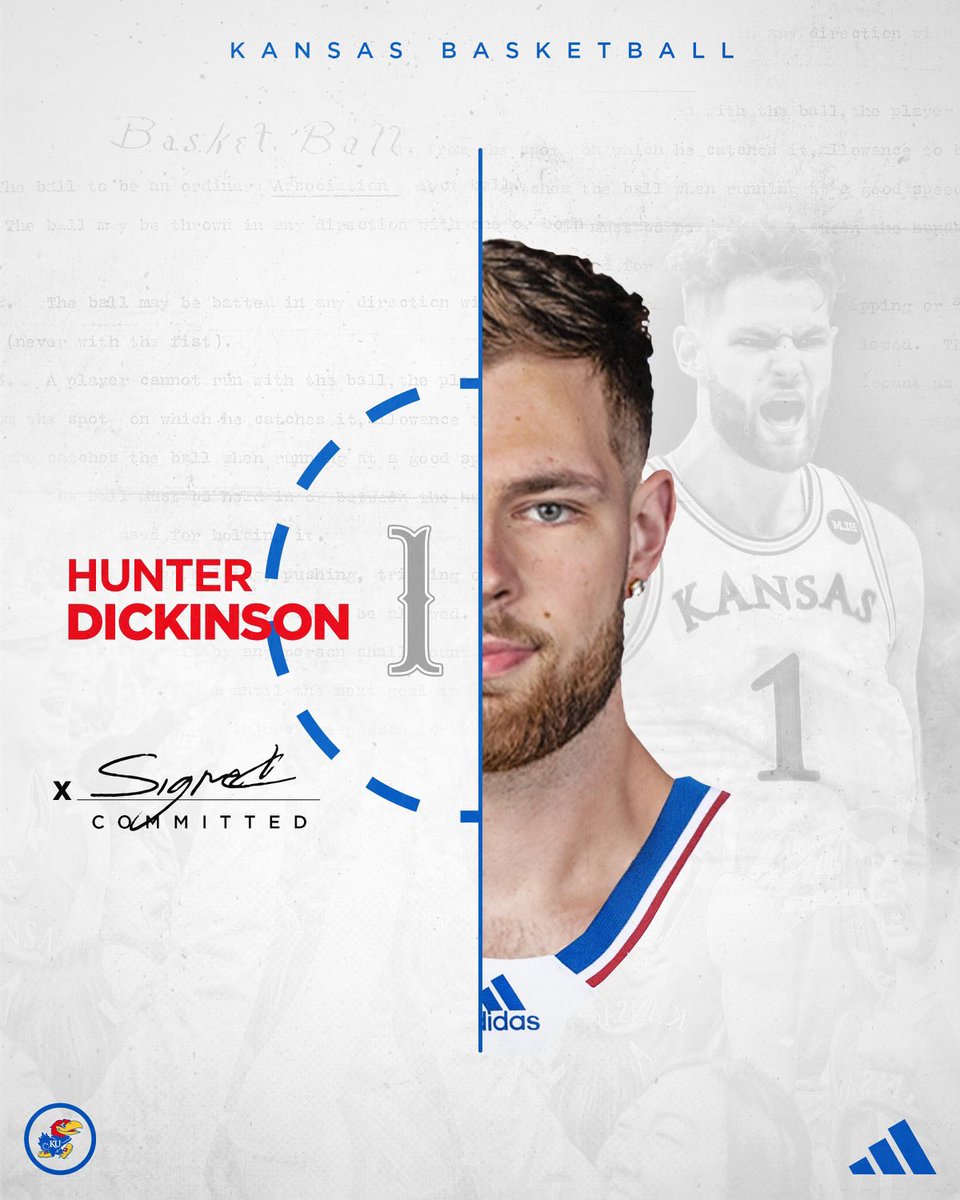 𝐒𝐢𝐠𝐧𝐞𝐝 ✍️.

welcome to the team, <a href="/H_Dickinson24/">Hunter Dickinson</a> 🗣️