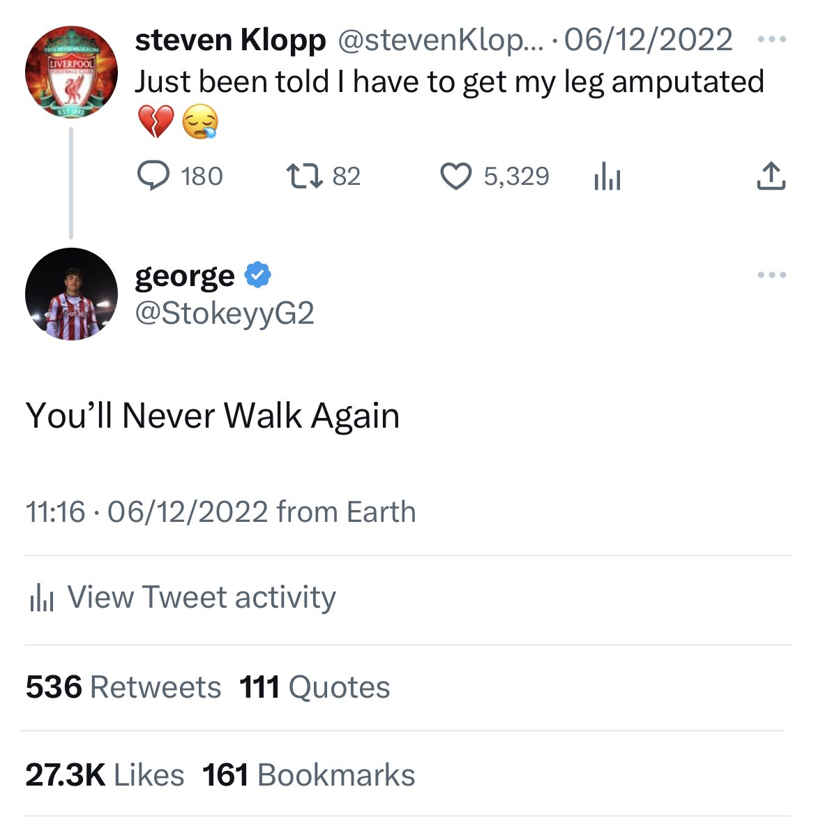 george tweet media