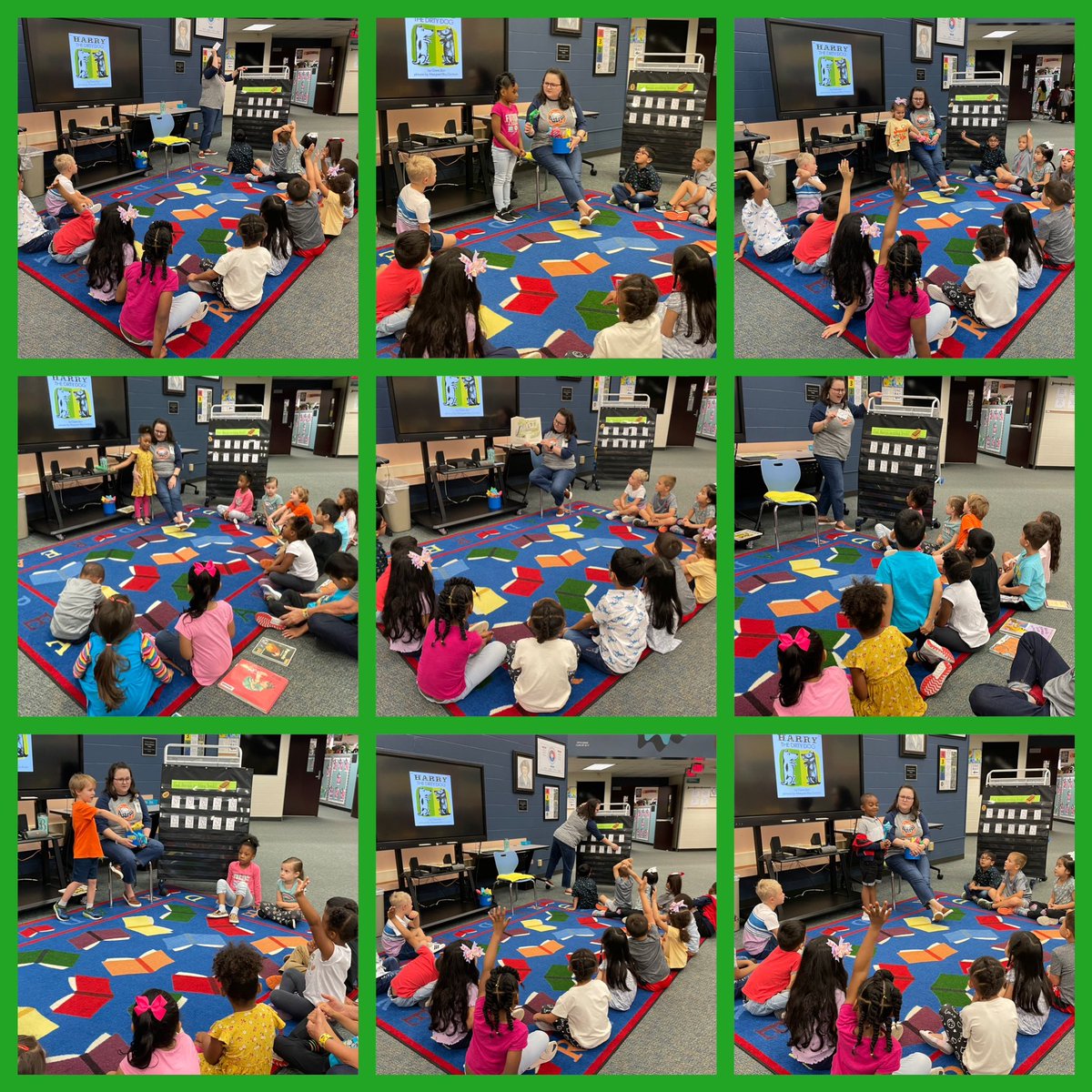 Shené Benton (@shene_benton) on Twitter photo Pre-K library time was FUN! We read Harry the Dirty Dog with Novel Effect❤️, and then we answered comprehension questions and played a game where we found Harry’s scrubbing brush! 🐾🫧 Books come alive in the <a href="/kuehnle_library/">Kuehnle Library</a>! <a href="/KleinLibraries/">Klein ISD Libraries</a> <a href="/KleinISD/">Klein ISD</a> <a href="/KuehnleKISD/">Kuehnle Elementary</a> Pre-K library time was FUN! We read Harry the Dirty Dog with Novel Effect❤️, and then we answered comprehension questions and played a game where we found Harry’s scrubbing brush! 🐾🫧 Books come alive in the <a href="/kuehnle_library/">Kuehnle Library</a>! <a href="/KleinLibraries/">Klein ISD Libraries</a> <a href="/KleinISD/">Klein ISD</a> <a href="/KuehnleKISD/">Kuehnle Elementary</a>