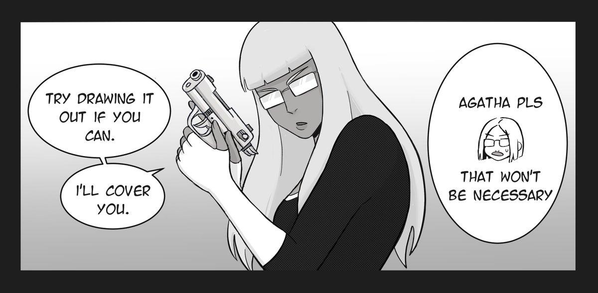 New Grim Cafe page is up! 💀☕  #webtoon #grimcafecomic