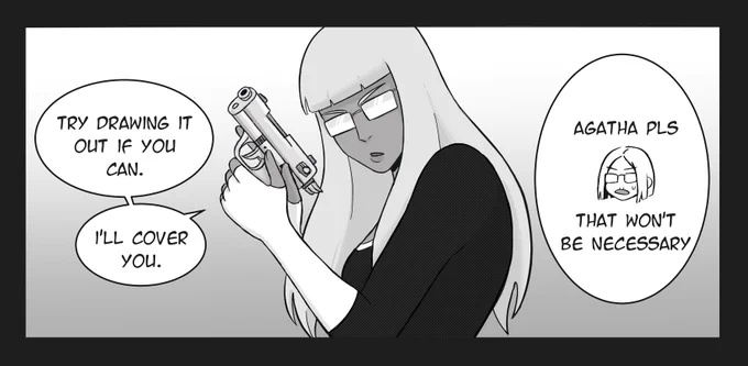 New Grim Cafe page is up! 💀☕  #webtoon #grimcafecomic