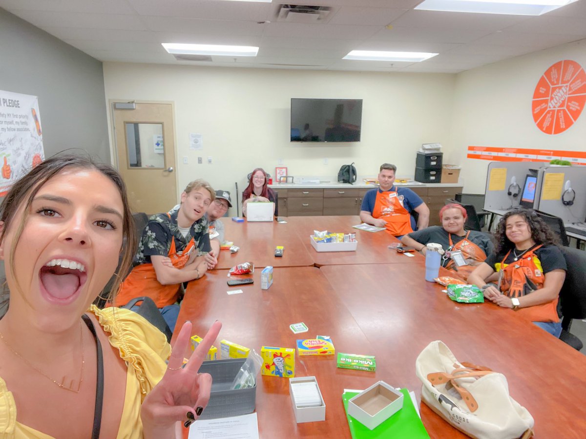 Had a blast with these guys at Home Depot #0447 🧡So glad we were able to schedule a future PK with all new associates! 😋 
Is your store ready for a PK? I would love to pop by! 😊