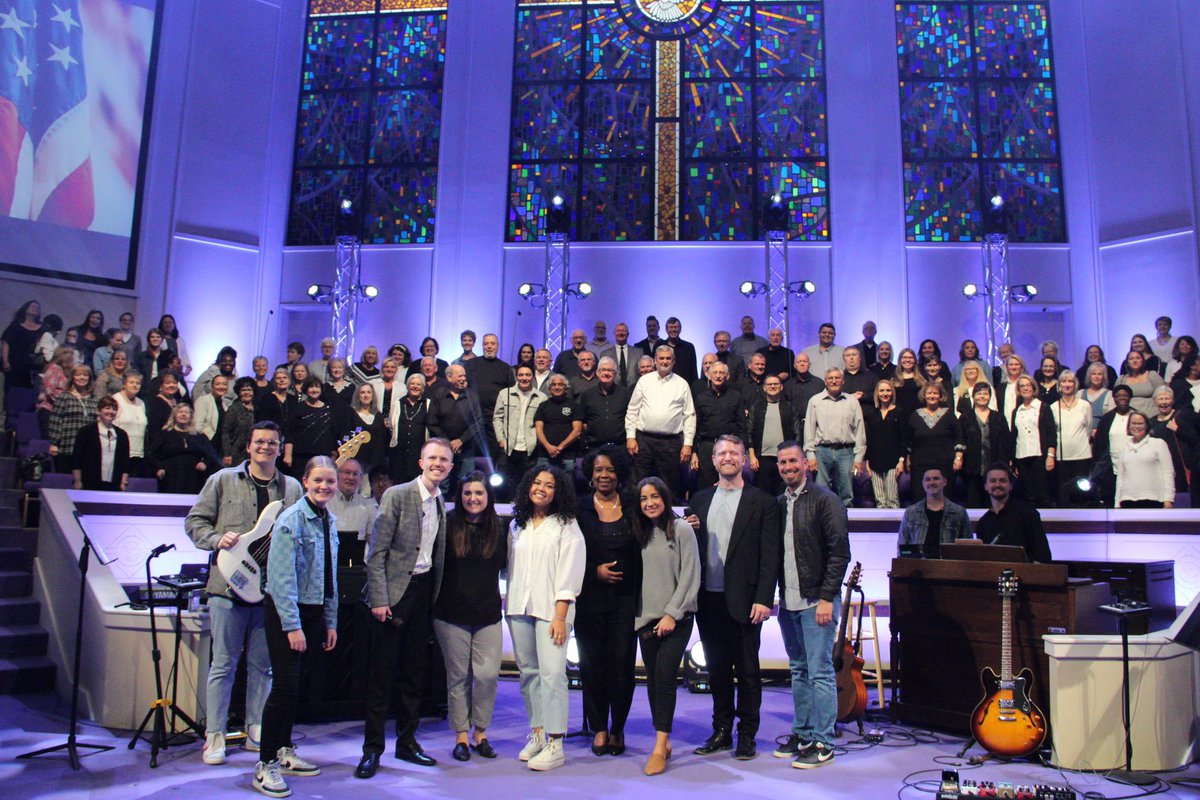 Last night we filled the platform of <a href="/nccog/">North Cleveland COG</a> with musicians &amp; singers from churches all over Cleveland for the Natl. Day of Prayer service we hosted on our campus. 

What an incredible picture of unity among our brothers &amp; sisters from different denominations &amp; traditions.