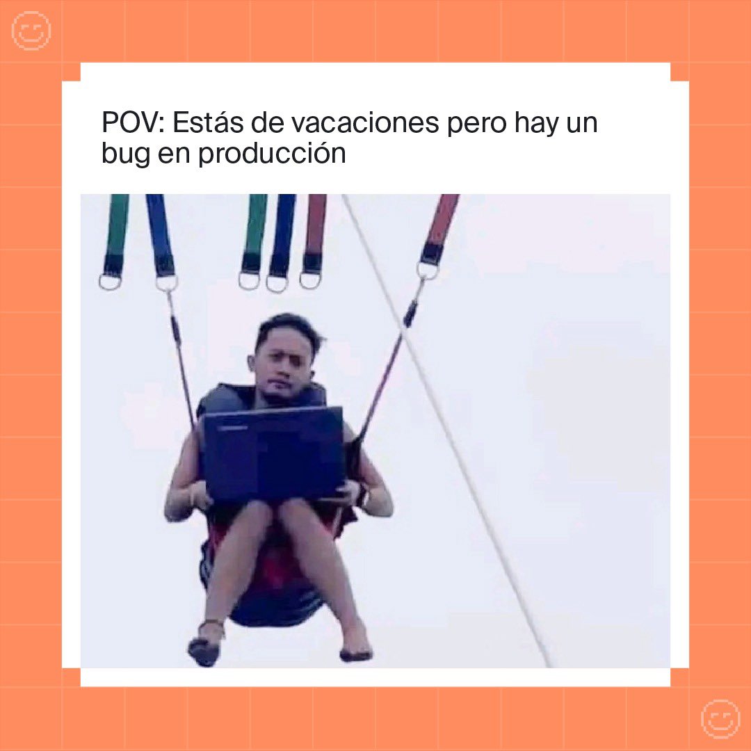 tripleten_latam's tweet image. 😪Eso me pasa por decir que cualquier cosa ando al pendiente 🤣🤣🤣
.
.
.
.
.

#PracticumLatam #PracticumVibes #meme #memes #memesespañol #Programmerhumour #programmerhumor #codingmemes #codinghumour