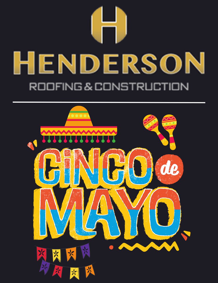 HendersonOhio's tweet photo. Happy Cinco de Mayo From Henderson Roofing &amp; Construction! https://t.co/7Tsmoj3gmc
