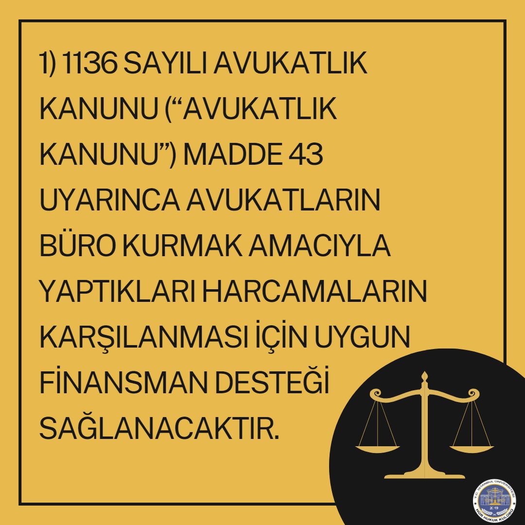 HurHukuk's tweet photo. 7. Yargı paketinde yapılan Avukatlık Kanunu'ndaki değişiklikler

5 Nisan 2023'te yürürlüğe girmiştir. https://t.co/oDRJ9fgvcP