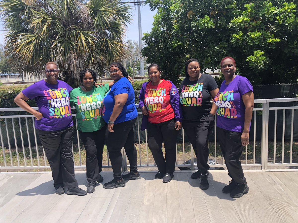 Happy School Lunch Hero Day! We love our Lunch Hero Squad. Thanks for all you do from the rest of the Rocket family. Our Rockets 🚀 are lucky to have you all. <a href="/RolleRosheika/">Rosheika Y. H. Rolle</a> <a href="/Rickards_JEG/">J. Erick Gurreonero</a> <a href="/KaraPluchino/">Kara M Pluchino</a> <a href="/FDeLeon05/">Fatima De Leon</a> <a href="/rmsmrdavis/">Jordan Davis | M.Ed</a>