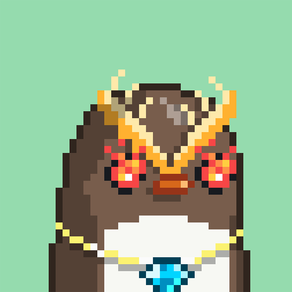 nftpixelpenguin's tweet photo. Let's warm up a little!! Fire Eyes and Diamond Necklace!

Retweet or like and let's grow our community together!    

#NFTcommunity #nftcollector #NFTGiveaway #NFTdrop #nftmint #Mintingnow #pixelart #pixelnft #NFTs #NFTWorlds #OpenSeaNFT #openseaart #OpenSeaMarket https://t.co/pXKCtuqcVU