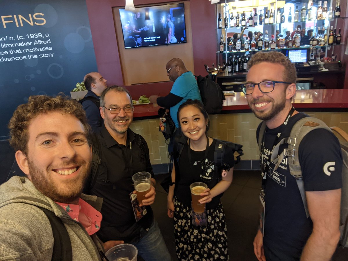 Have a great time at <a href="/stirtrek/">Stir Trek</a> learning about databases, mongo, and general relational DB shenanigans from <a href="/joel__lord/">Joel Lord</a> !! <a href="/flybayer/">Brandon 🚀 Flightcontrol</a> <a href="/dianasoyster/">Diana 🦪</a>
