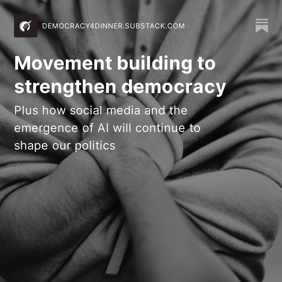 The democracy dialogue tweet media
