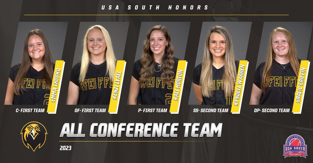 All Conference Honors for Five Falcons!